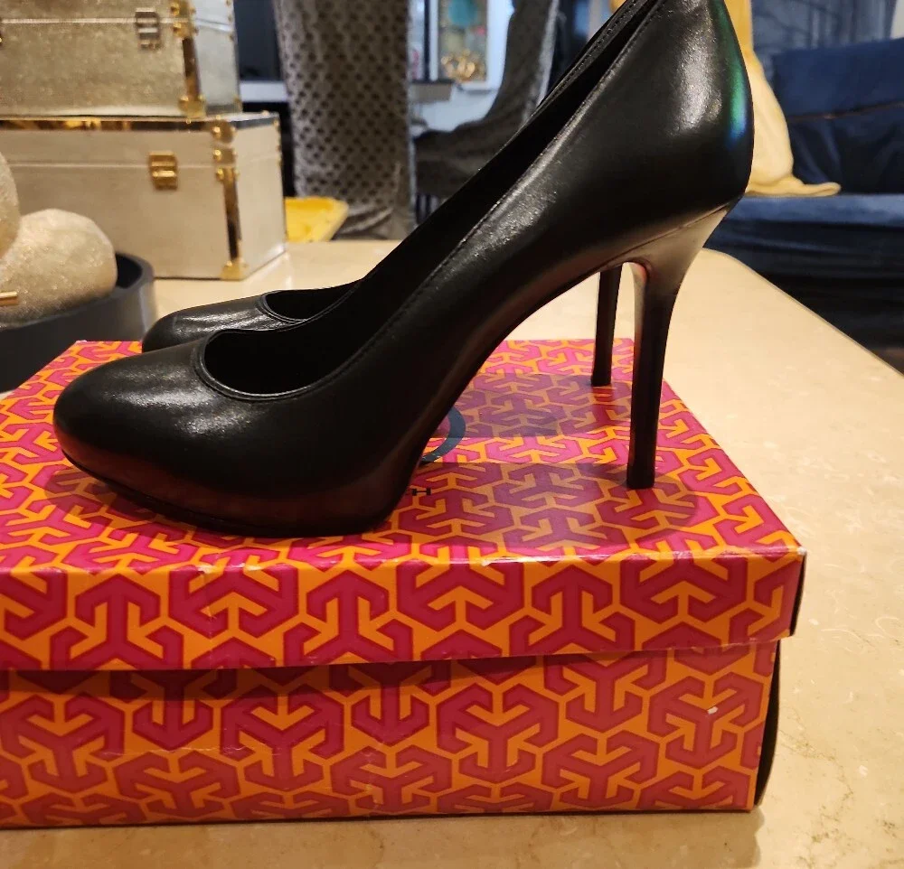 Tory Burch Black Stiletto Pump - Marianne 100mm